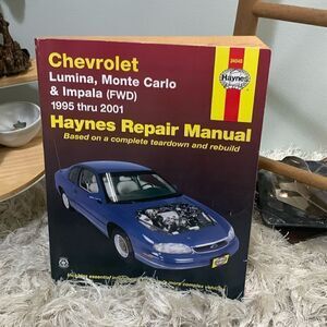 Haynes Repair Manual Chevrolet Lumina, Monte Carlo & Impala FWD 1995-2001
